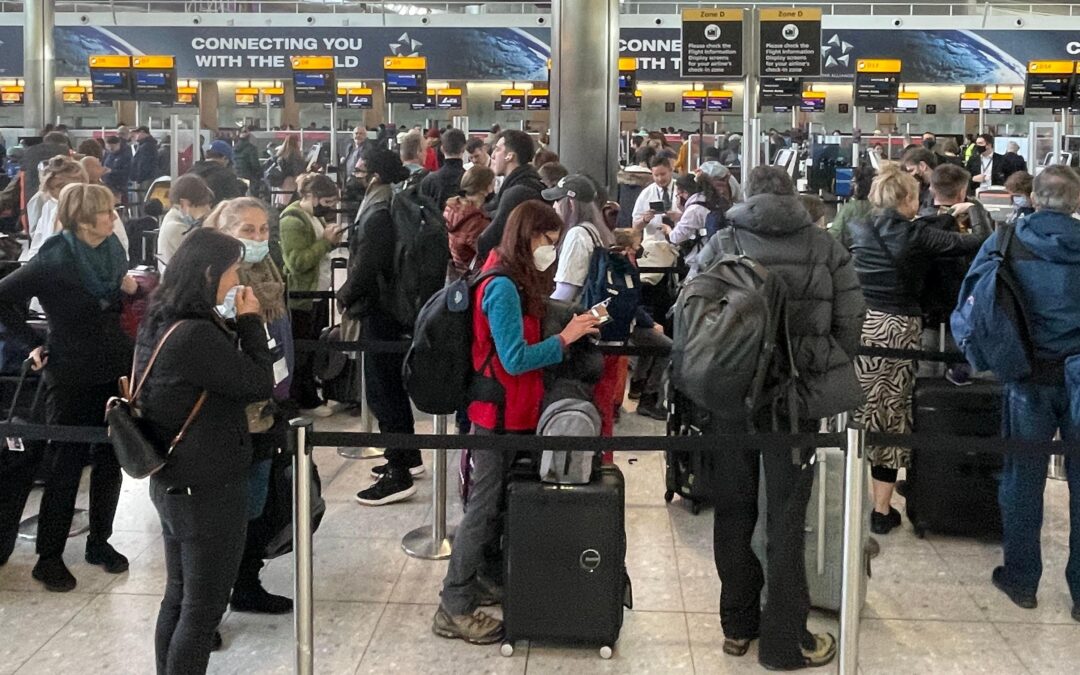 What is causing travel chaos at some UK airports and what are your rights?